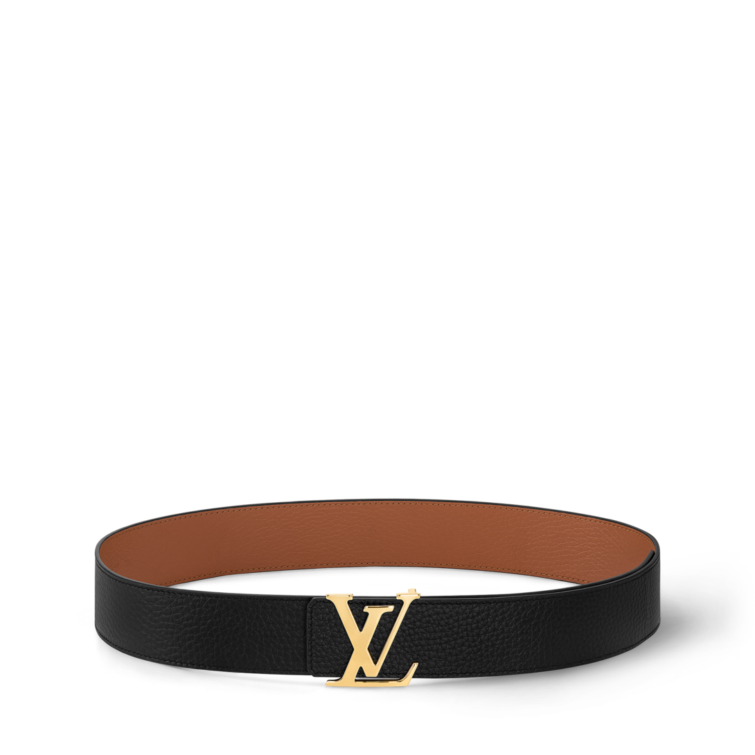 LV Initials 40MM Reversible Belt Taurillon Leather